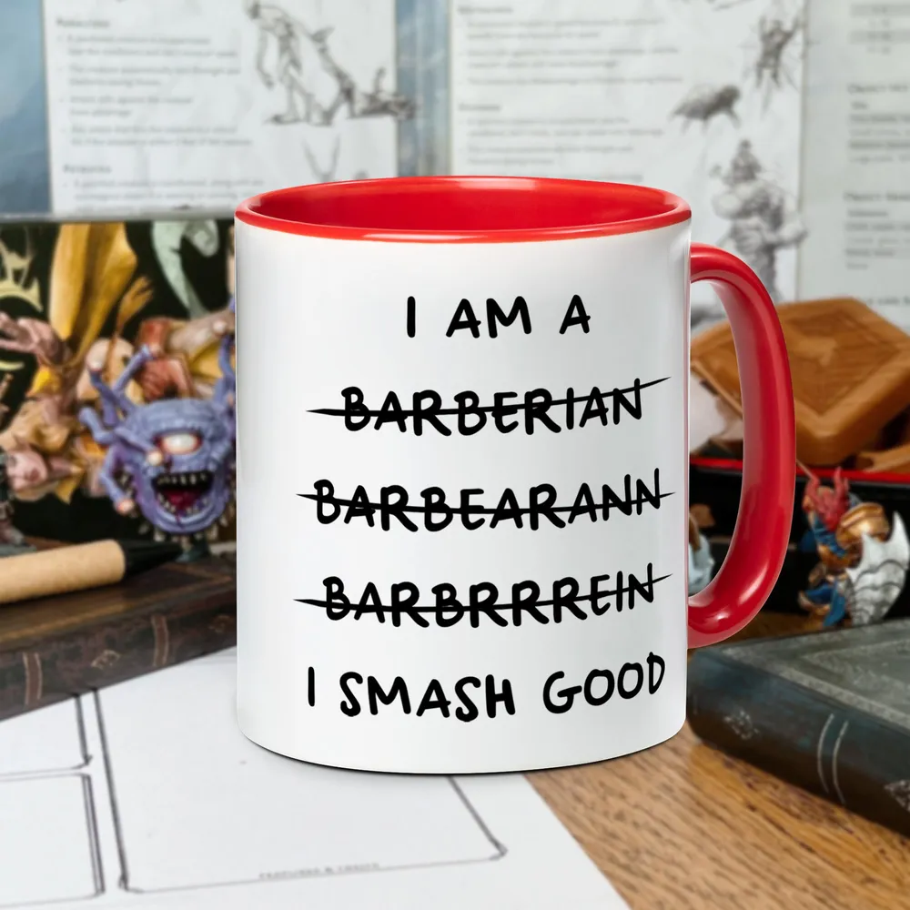 I Am A Barbarian Accent Mug - 8