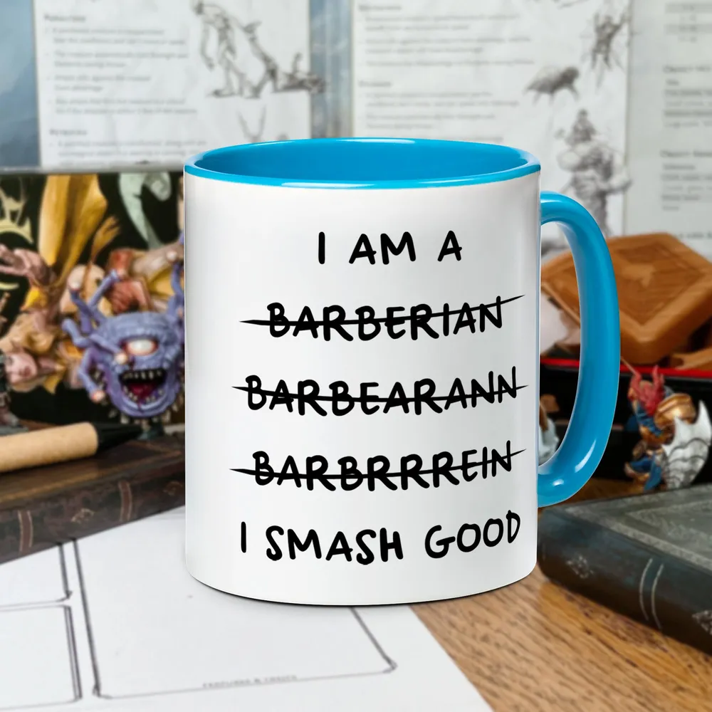 I Am A Barbarian Accent Mug - 3