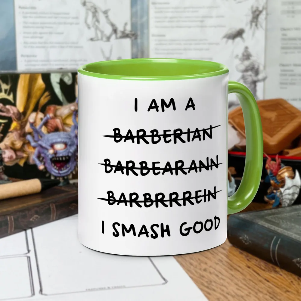 I Am A Barbarian Accent Mug - 4