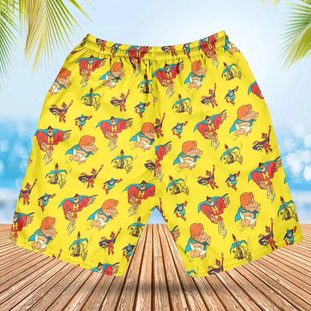 The Mighty Heroes Characters Hawaiian Short - 2