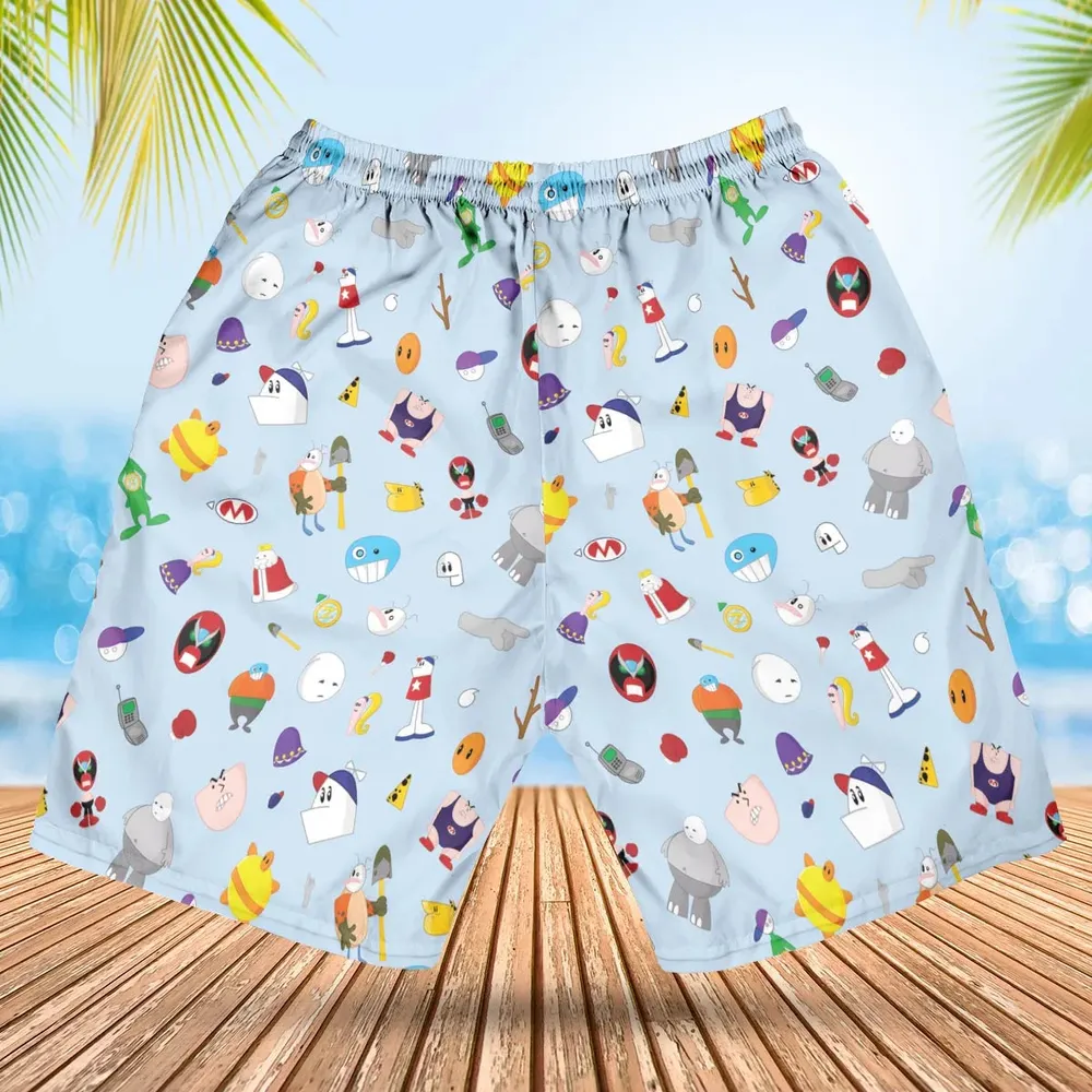 Homestar Runner Main Cast Hawaiian Short - 2