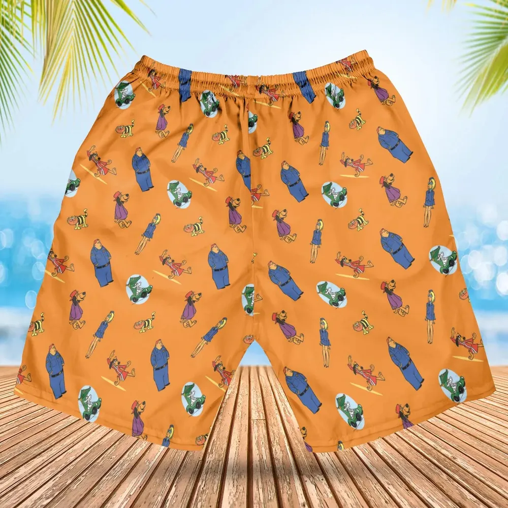 Kung-Fu Friends Hong Kong Phooey Hawaiian Short - 2