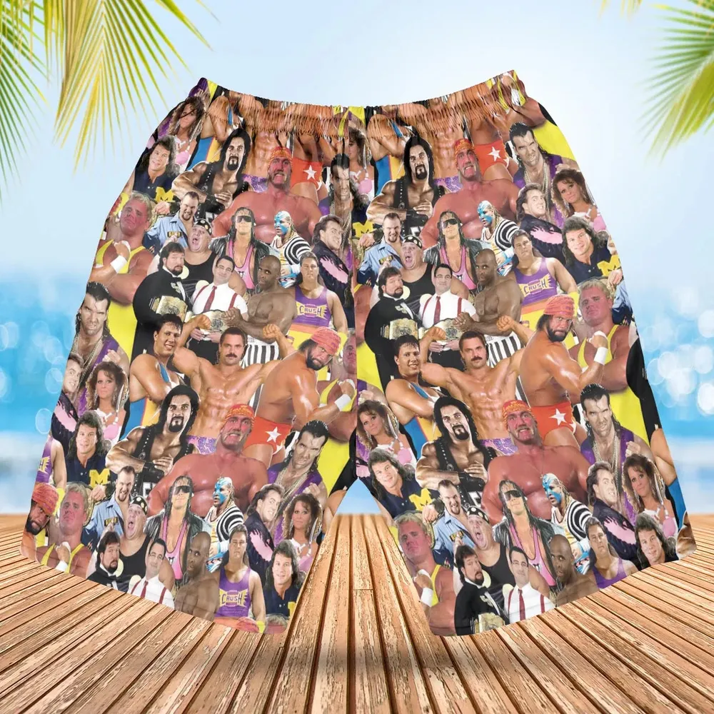 Early 90s Great Era Of WWF Hawaiian Short - 2