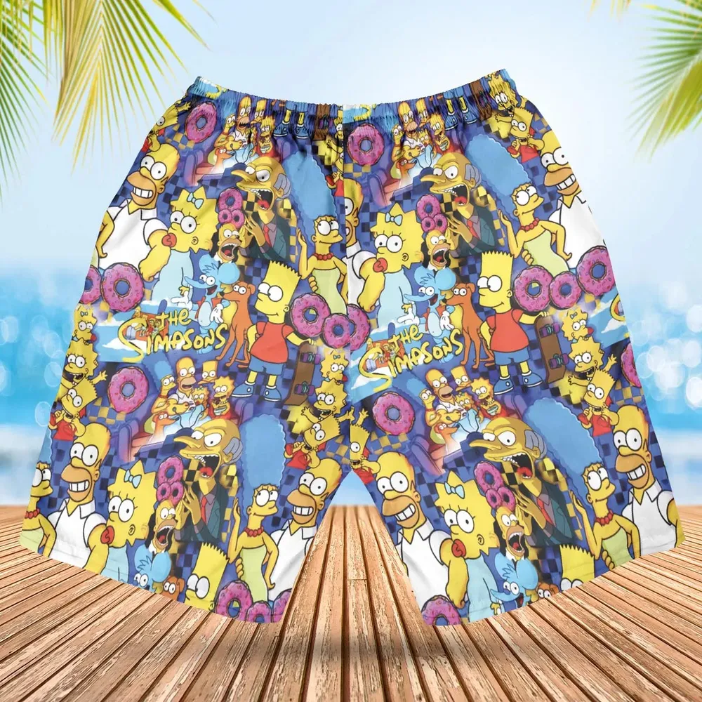 Springfield Swag The Simpsons Hawaiian Short - 2