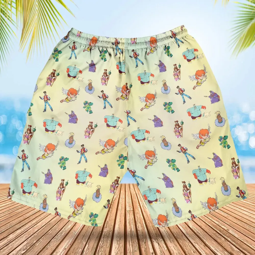 80s Captain N: The Game Master Characters Hawaiian Short - 2