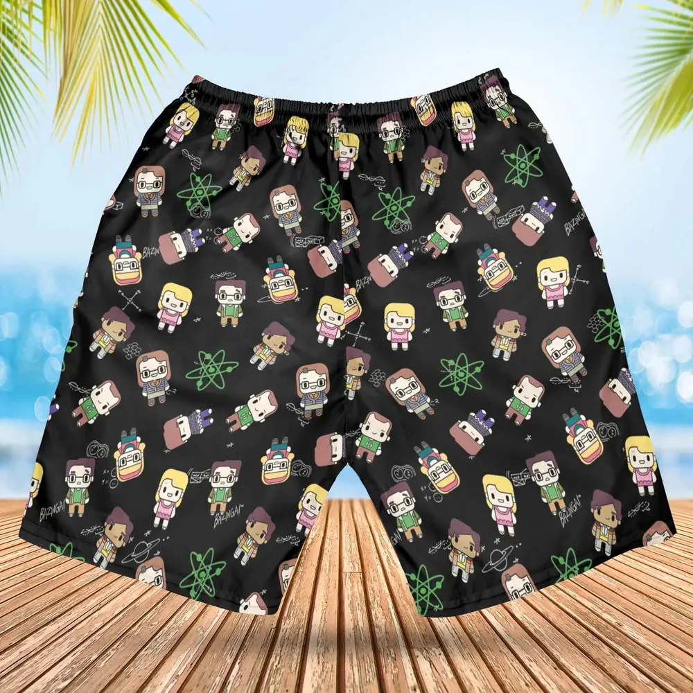Geeky Bazinga The Big Bang Theory Hawaiian Short - 2