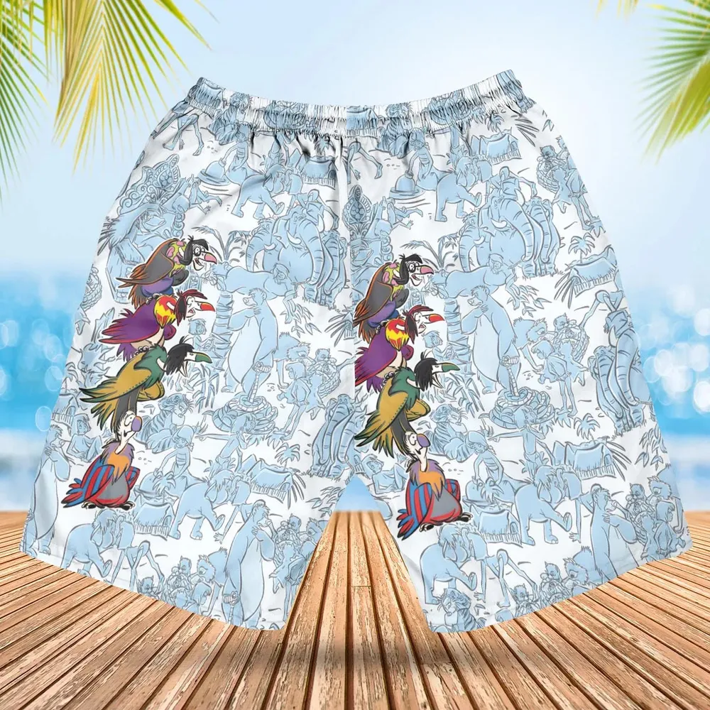The Vultures The Jungle Book Hawaiian Short - 2