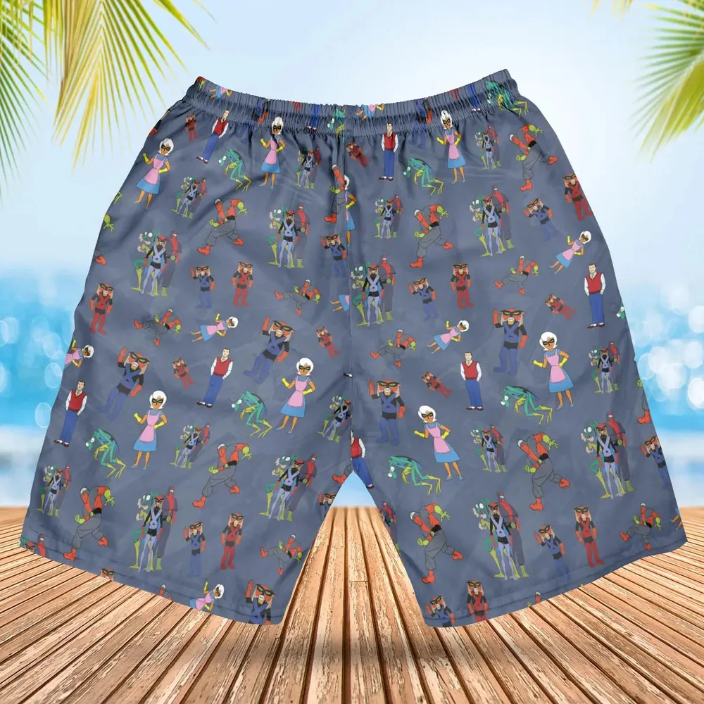 The Brak Show Characters Hawaiian Short - 2