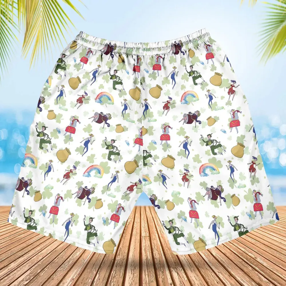 Irish Movie Finian’s Rainbow Characters Hawaiian Short - 2