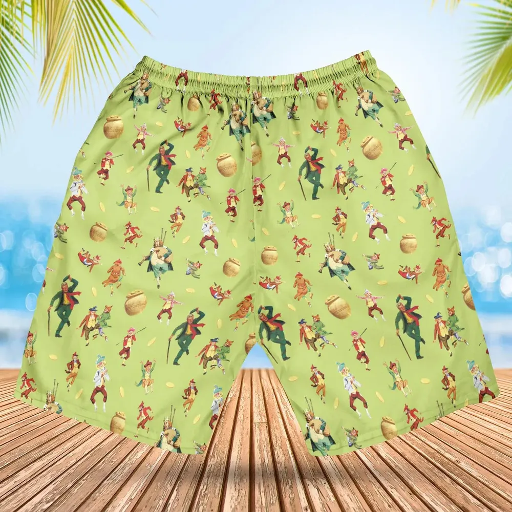 Irish Movie Darby O'Gill Characters Hawaiian Short - 2