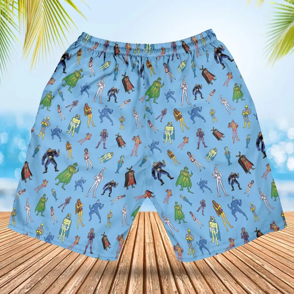 The Tick and Friends Hawaiian Short - 2
