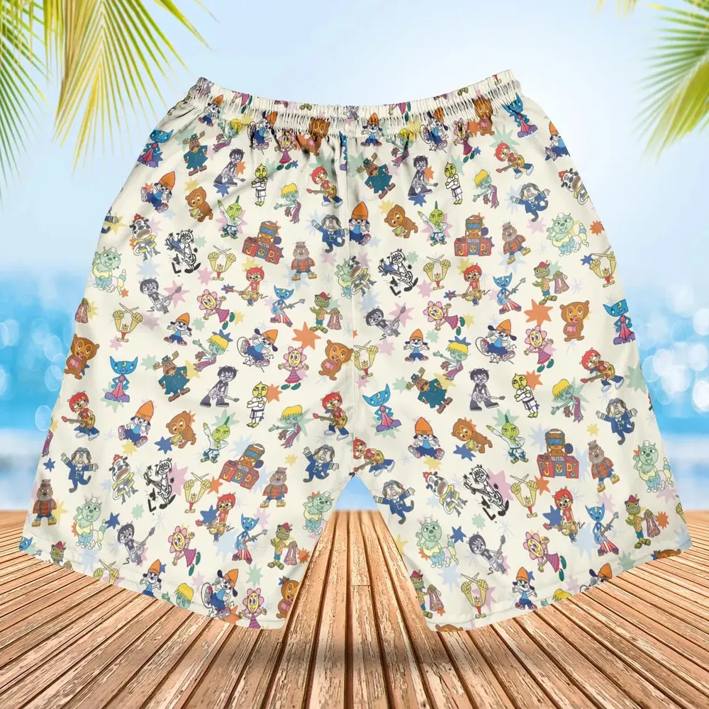 Parappa the Rapper Characters Hawaiian Short - 2