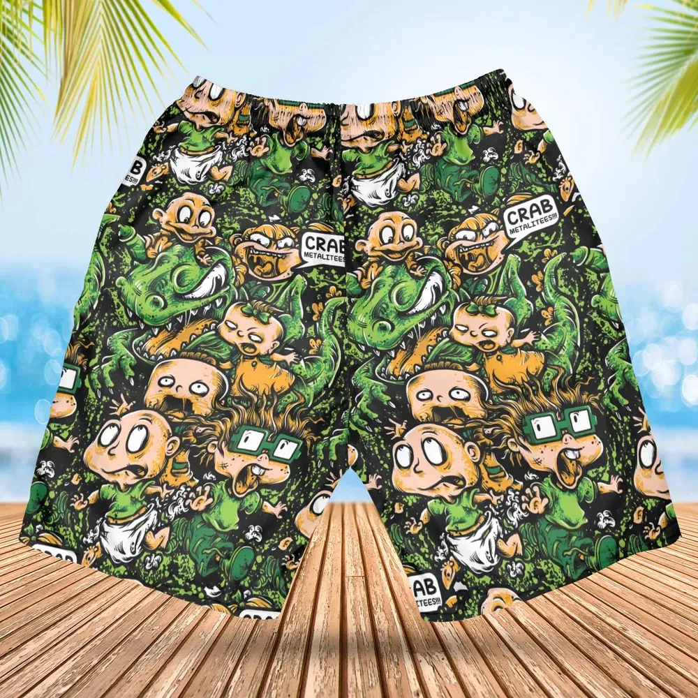 Old Skool Saturday Morning Rugrats Hawaiian Short - 2