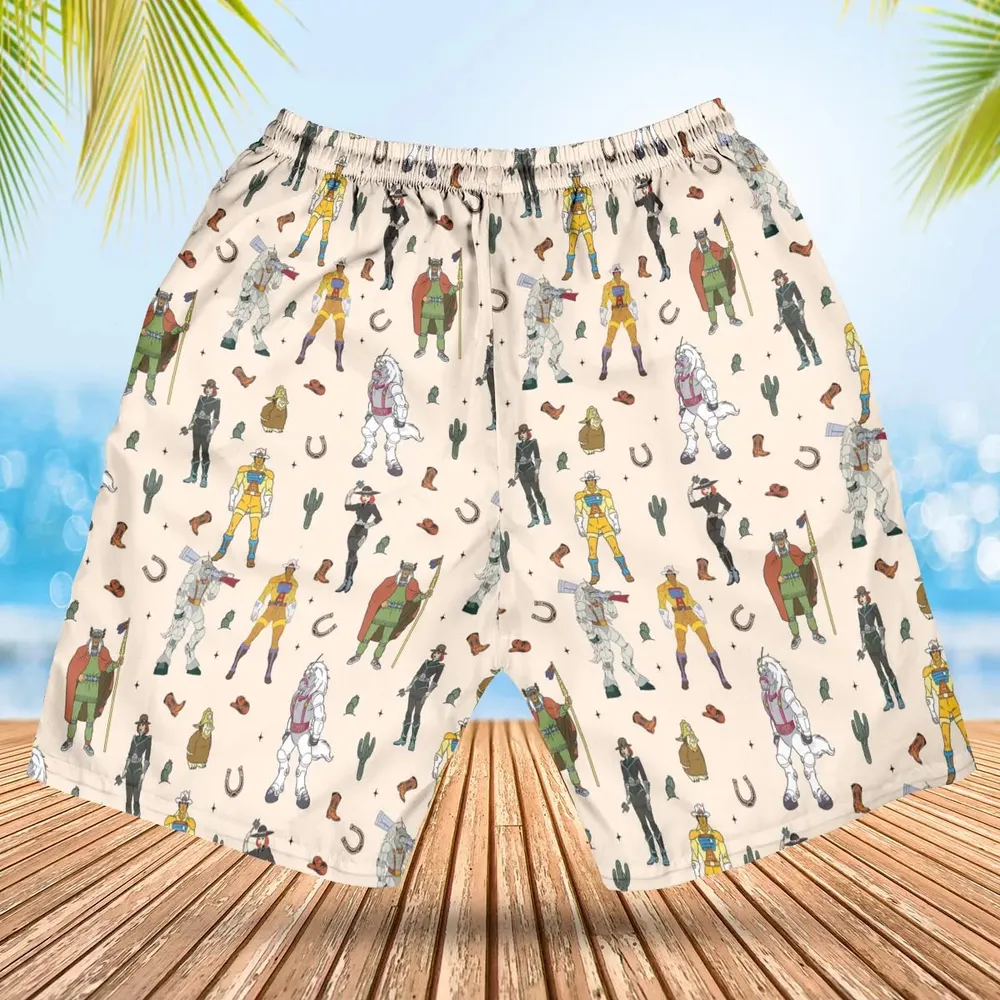 Western Bravestarr Characters Hawaiian Short - 2