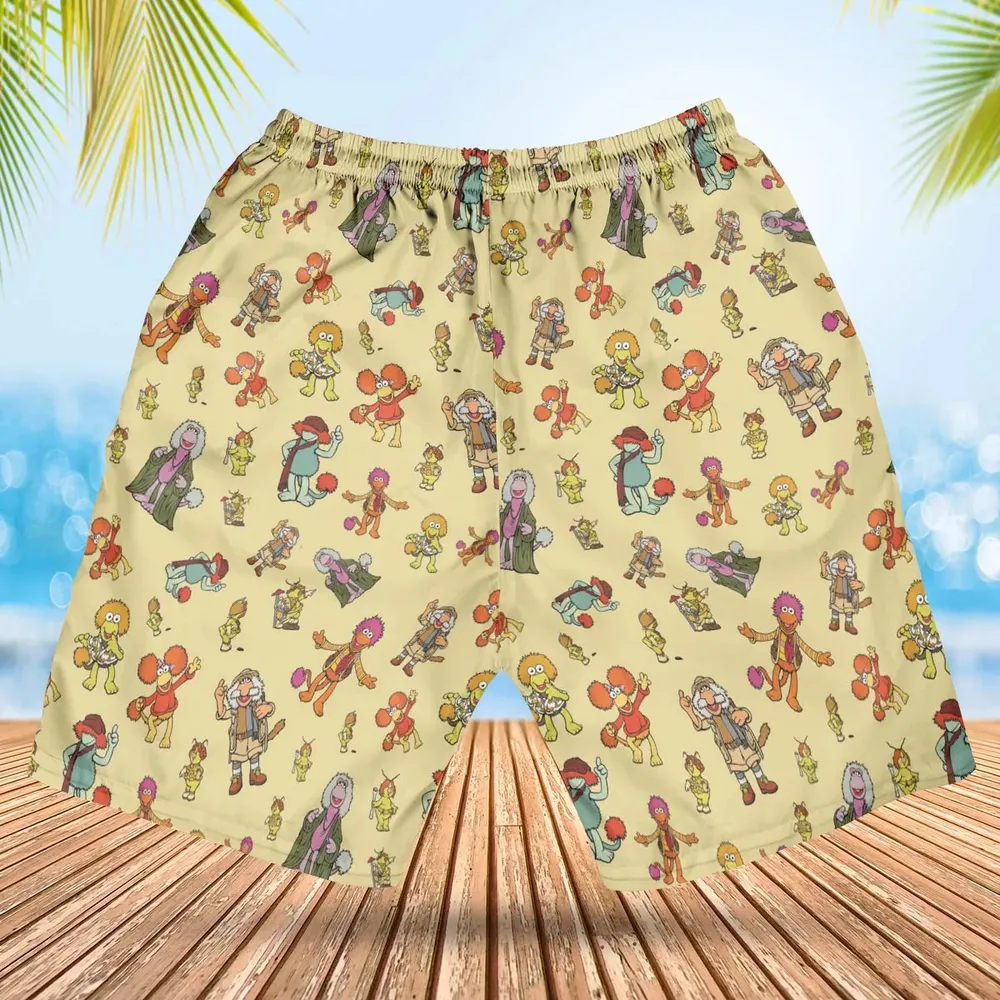 Fraggle Rock Characters Hawaiian Short - 2