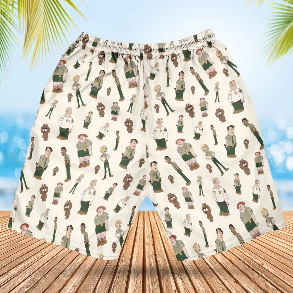 Nature Calls Brickleberry Hawaiian Short - 2