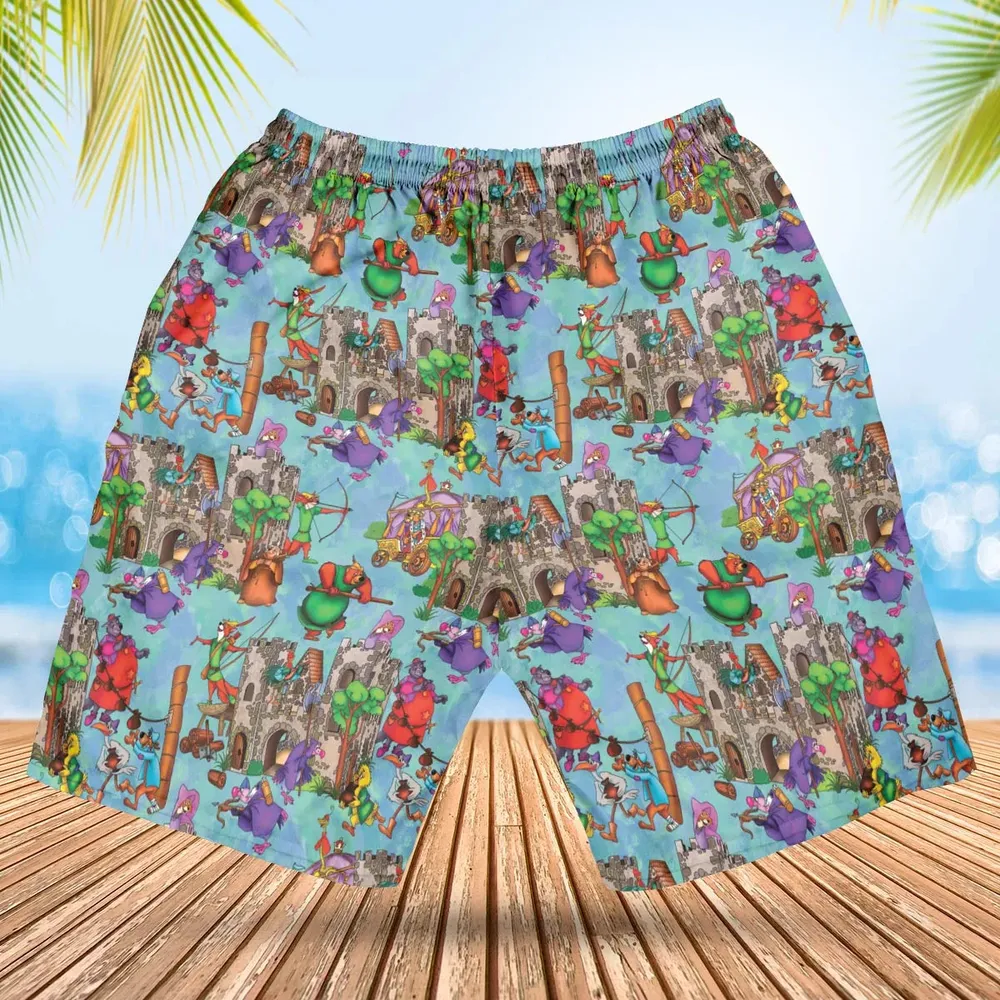 Steal From the Rich Robin Hood Hawaiian Short - 2