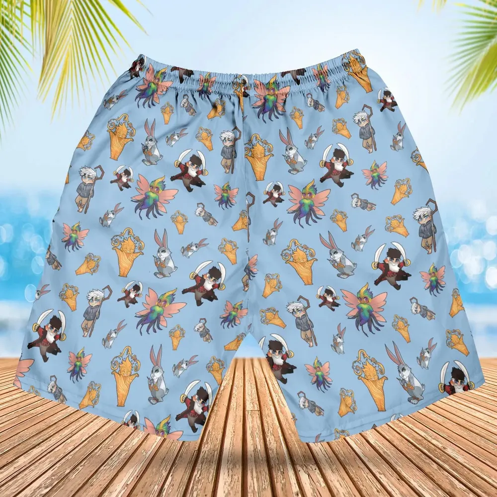 Rise of the Guardians Characters Hawaiian Short - 2