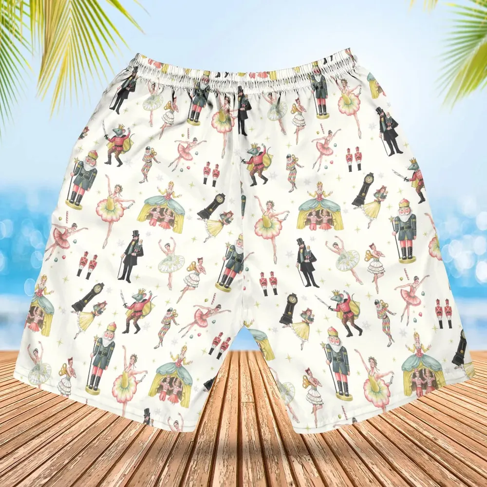 Plum Fairy for Holiday The Nutcracker Hawaiian Short - 2