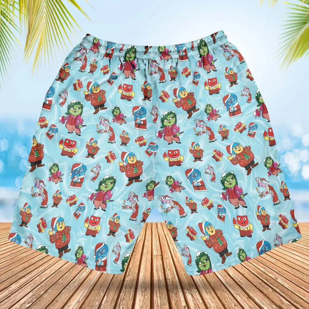 Santa's Emotion Inside Out Hawaiian Short - 2