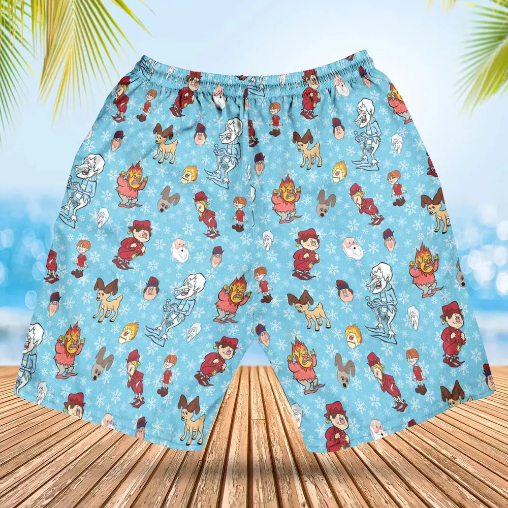 A Miser Brothers The Year Without a Santa Claus Hawaiian Short - 2