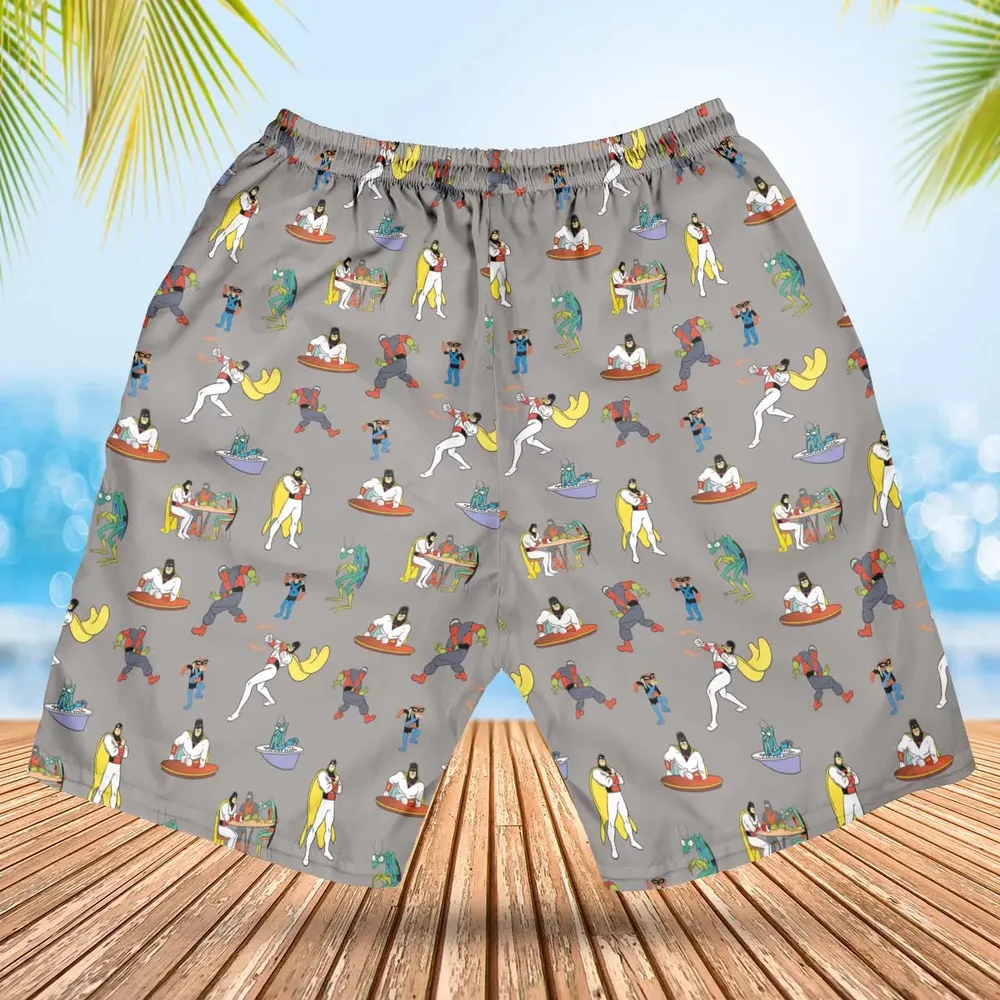 Space Ghost Coast to Coast Characters Hawaiian Short - 2