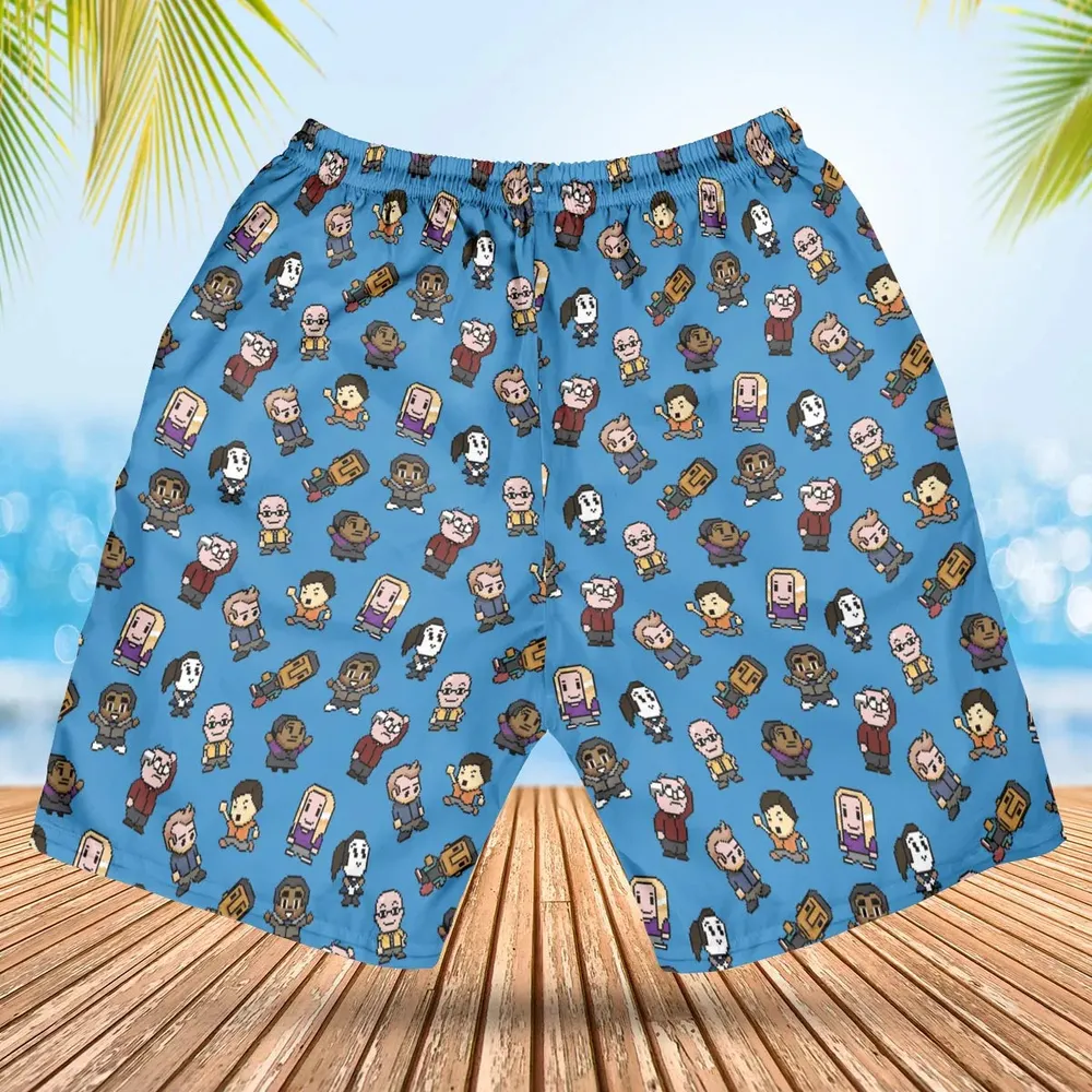 Pixel Community Hawaiian Short - 2