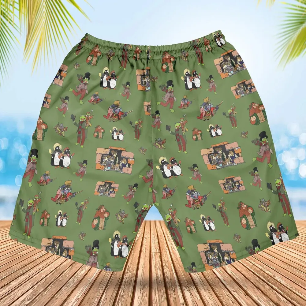 The Muppet Christmas Carol Characters Hawaiian Short - 2