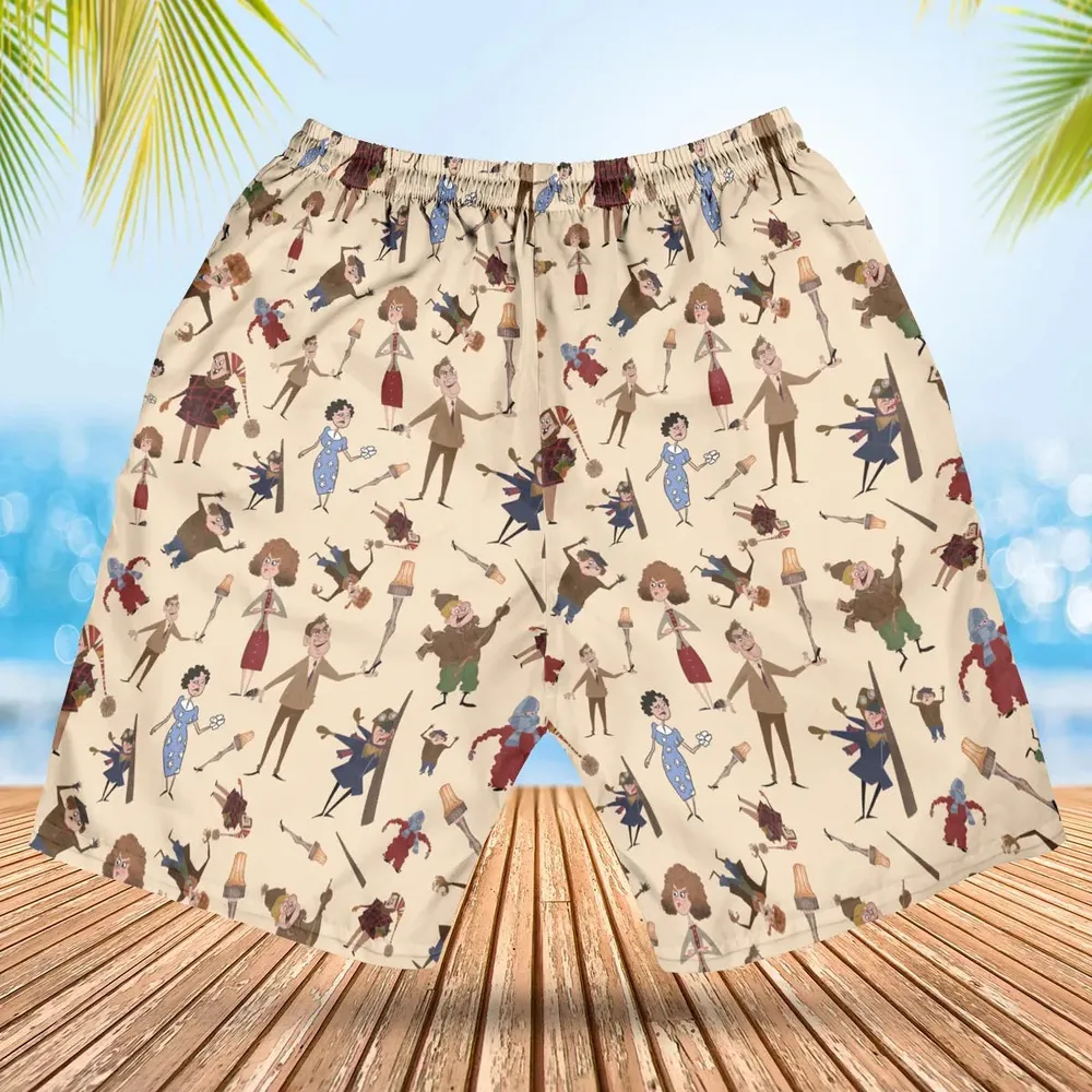 A Christmas Story Characters Hawaiian Short - 2