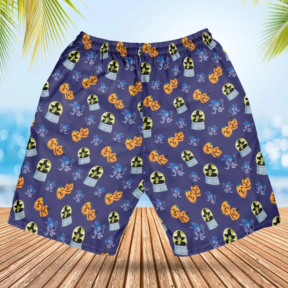 Wicked Witch Flying Monkey Hawaiian Short - 2