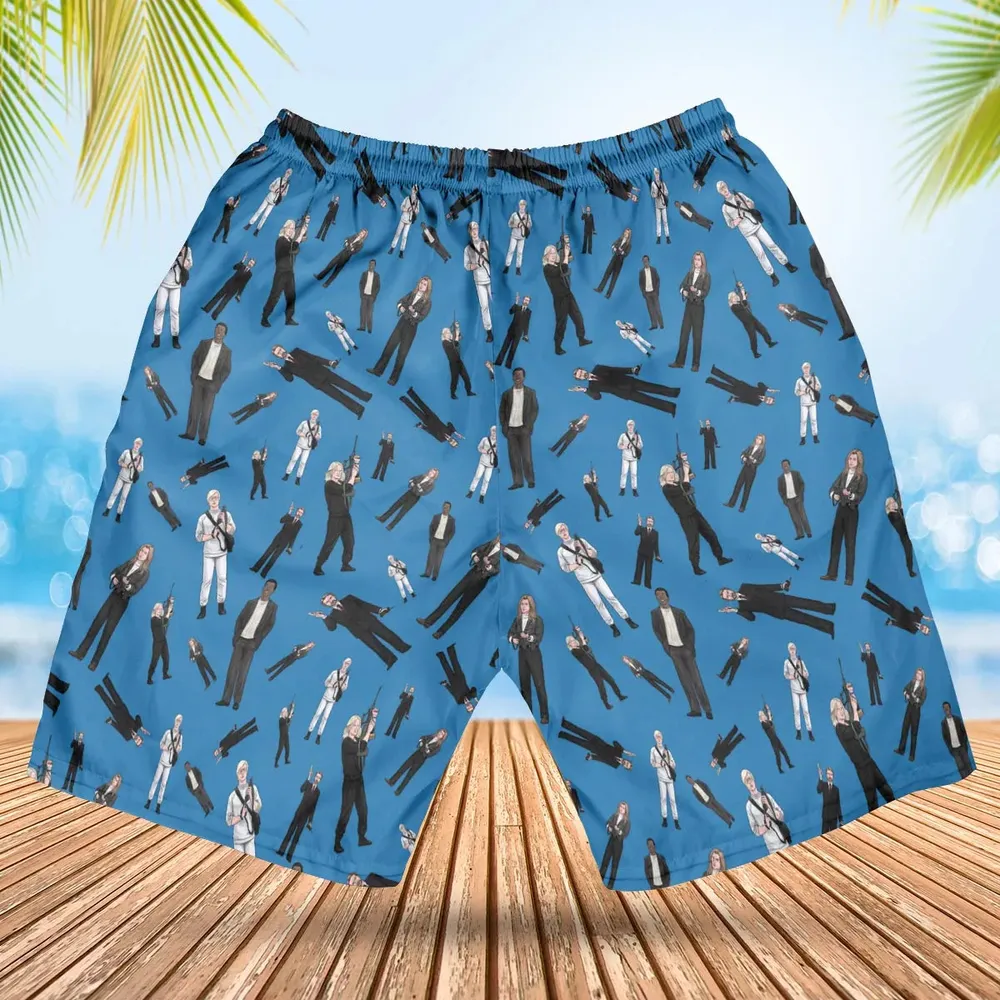 Nakatomi Takeover Die Hard Hawaiian Short - 2