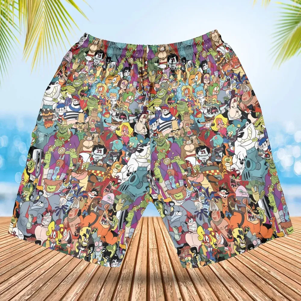 Retro Gamer Crash Bandicoot Hawaiian Short - 2