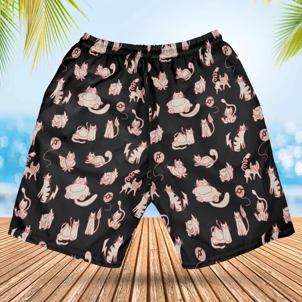 Pawkemon Pokemon Hawaiian Short - 2