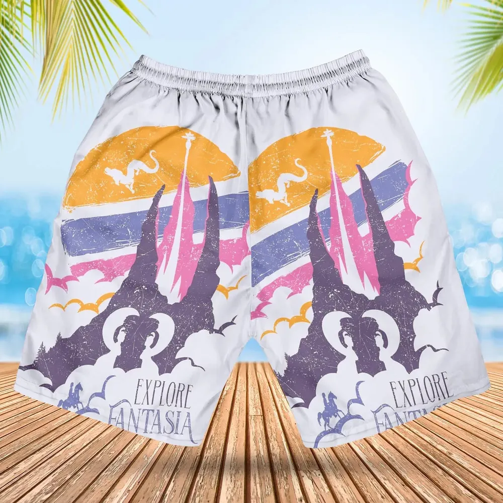 Fantasia Vintage 80s The NeverEnding Story Hawaiian Short - 2