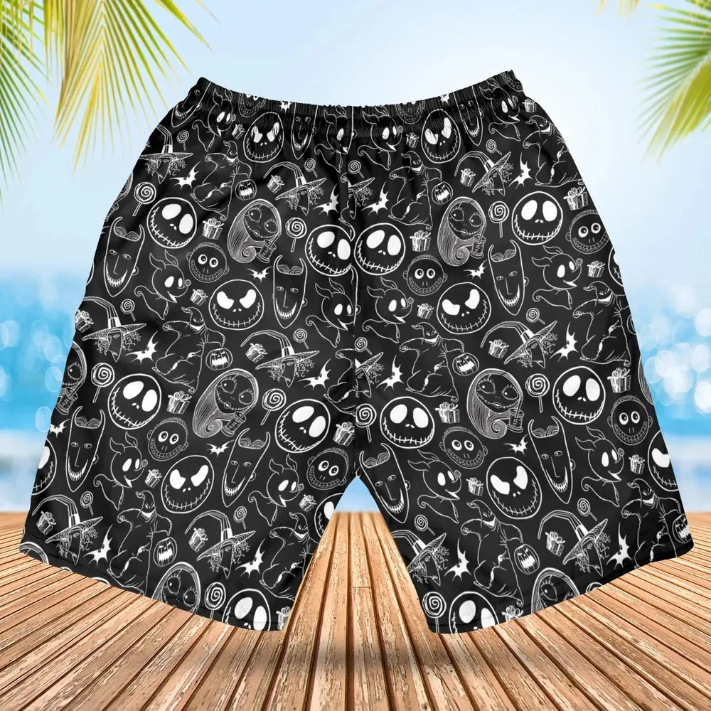 Pumpkin King The Nightmare Before Christmas T Hawaiian Short - 2