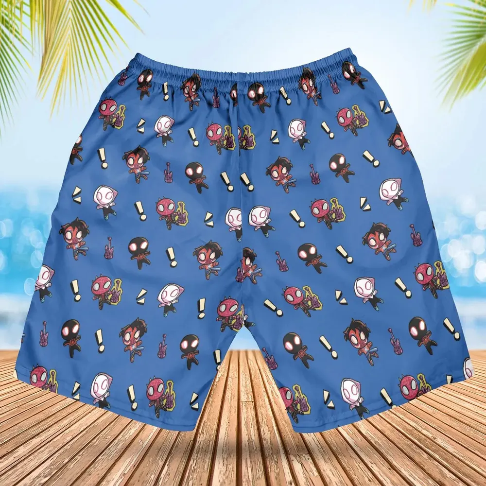 Spidey Sense Spider Man Hawaiian Short - 2