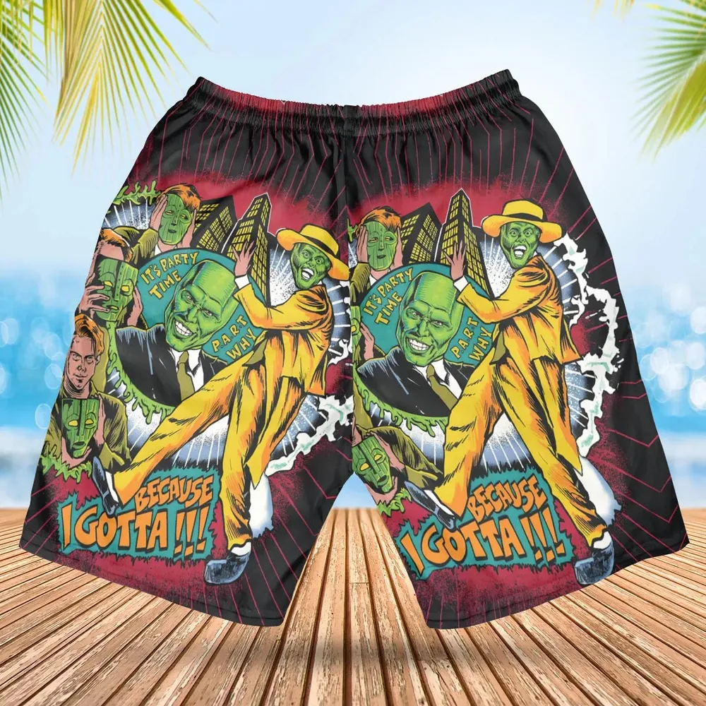 Party Time The Mask Hawaiian Short - 2