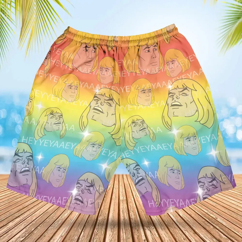 HEYYEYAA He-Man MOTU Hawaiian Short - 2