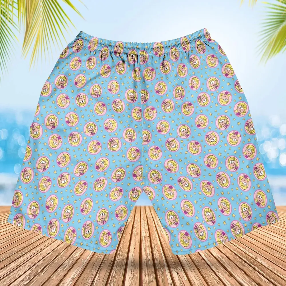 Lizzie Mcguire Badges Hawaiian Short - 2