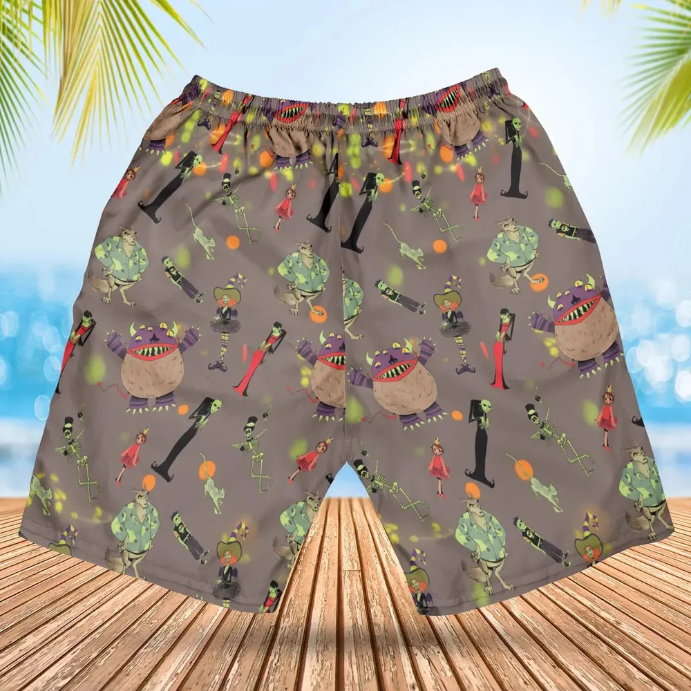 Scary Godmother Characters Hawaiian Short - 2