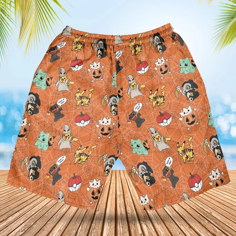 Pokeween Pokemon Hawaiian Short - 2