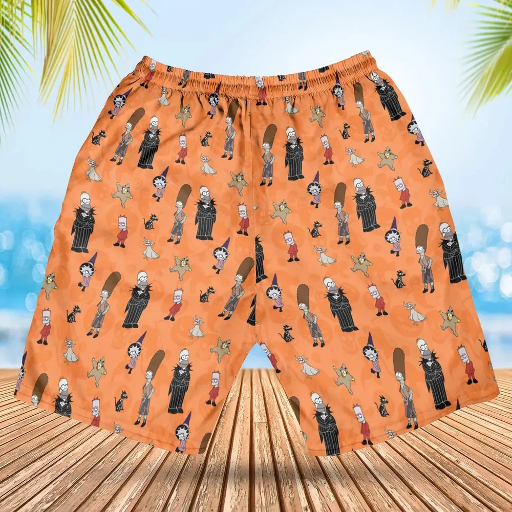 The Simpsons Halloween Hawaiian Short - 2
