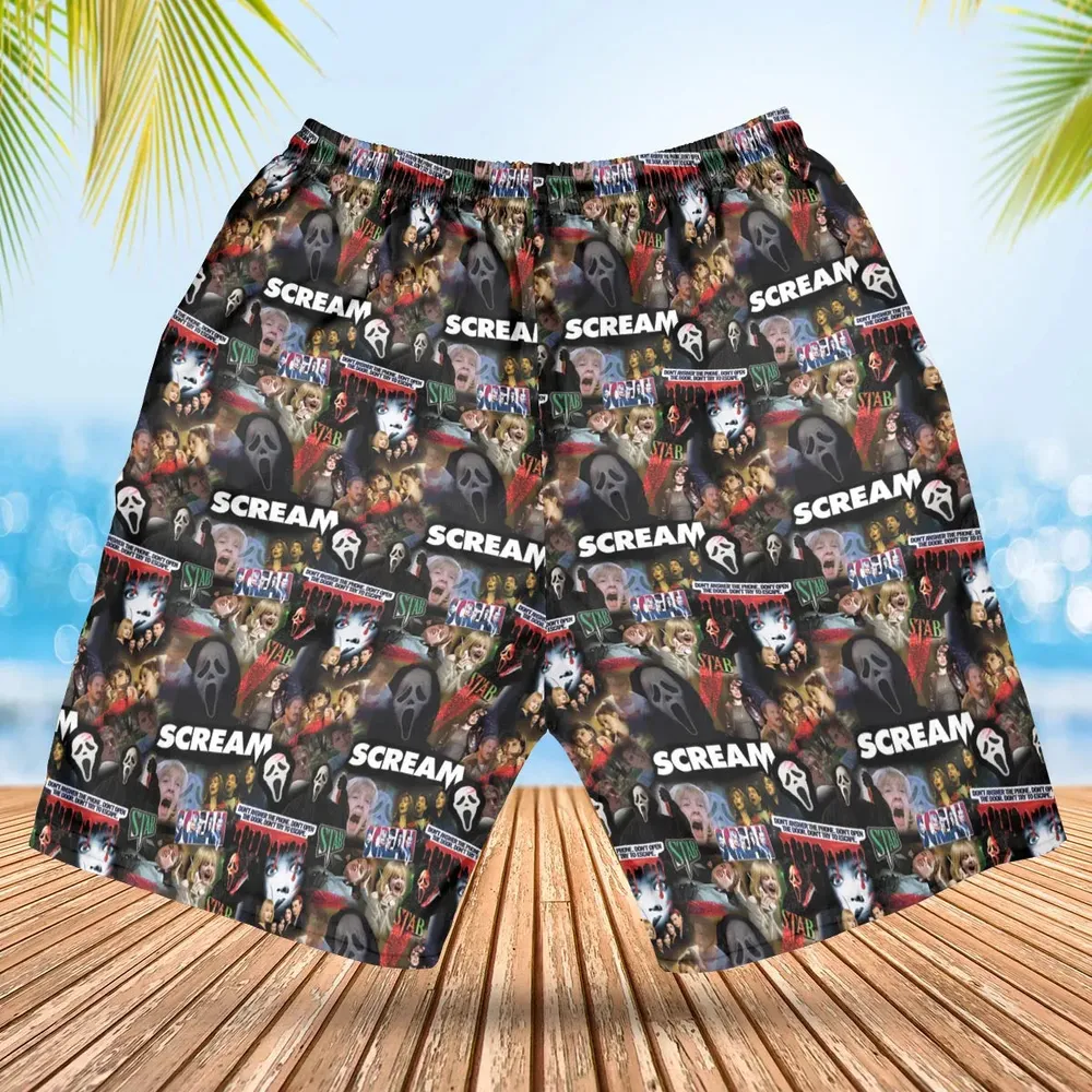 Slasher Chic Scream Hawaiian Short - 2