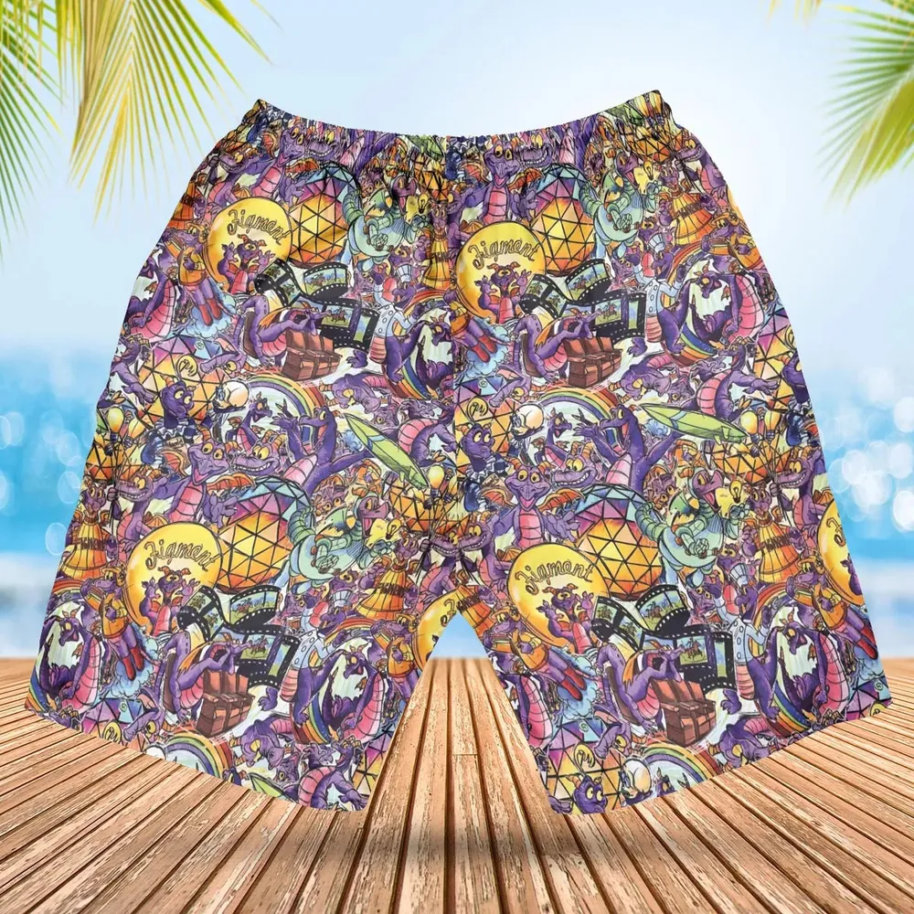 The Cute Dragon Figment Hawaiian Short - 2