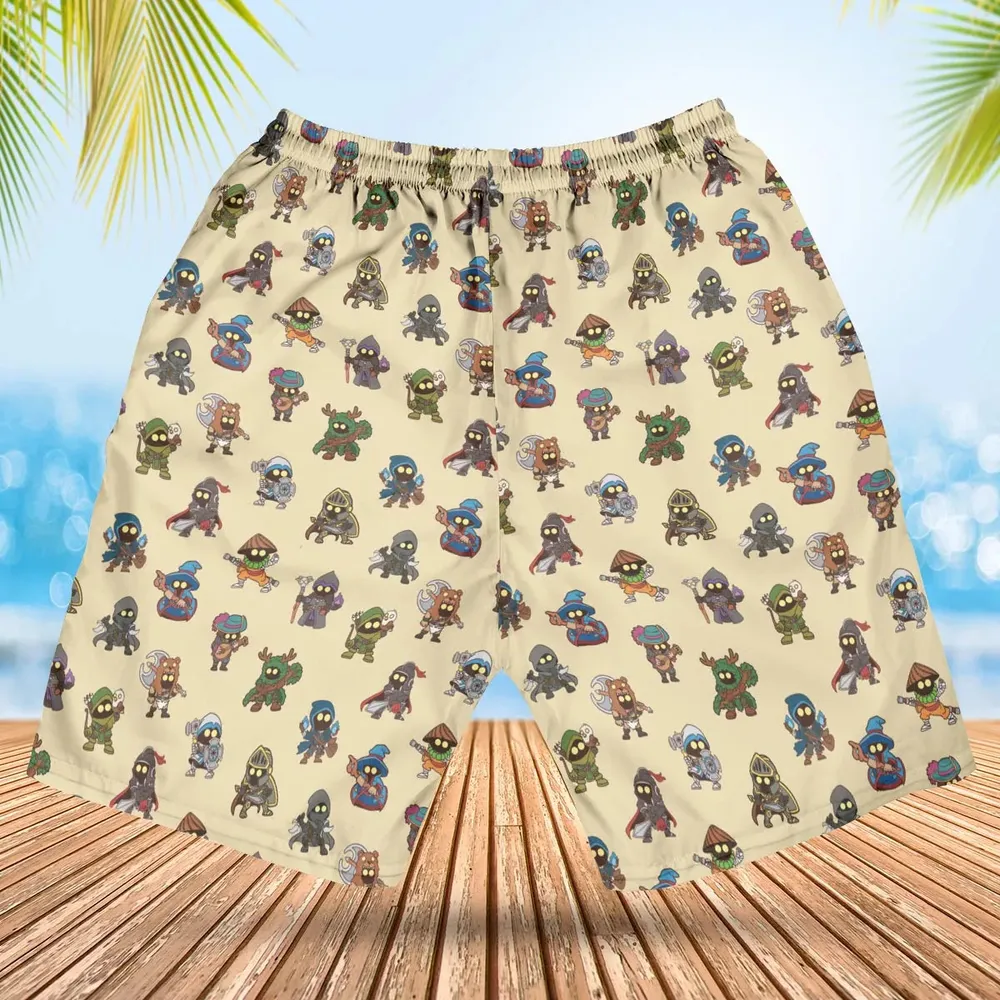 Little Adventurer DnD Hawaiian Short - 2