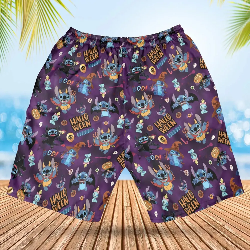 Spooky Stitch Hawaiian Short - 2