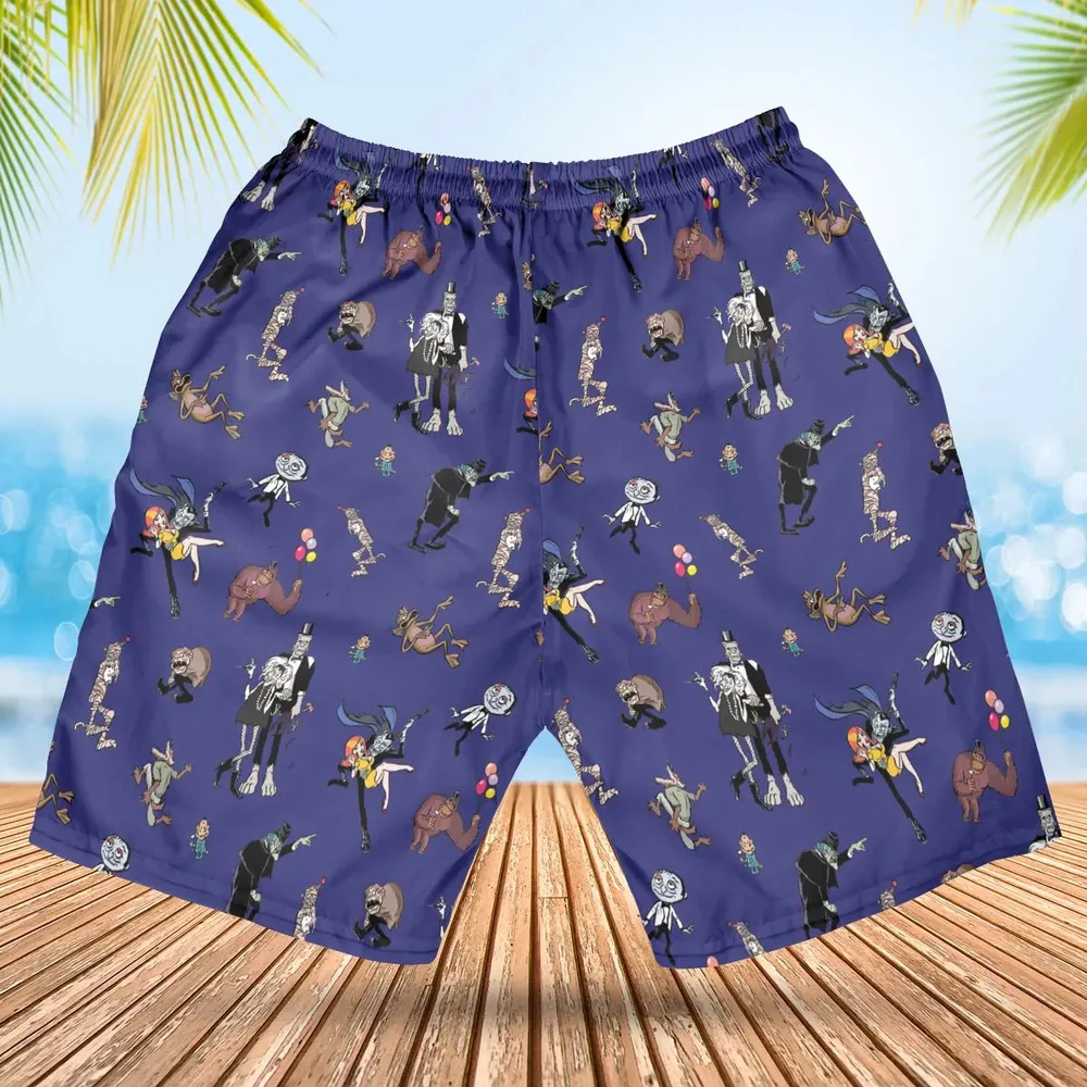 It's a Mad Mad Mad Monster Party Hawaiian Short - 2