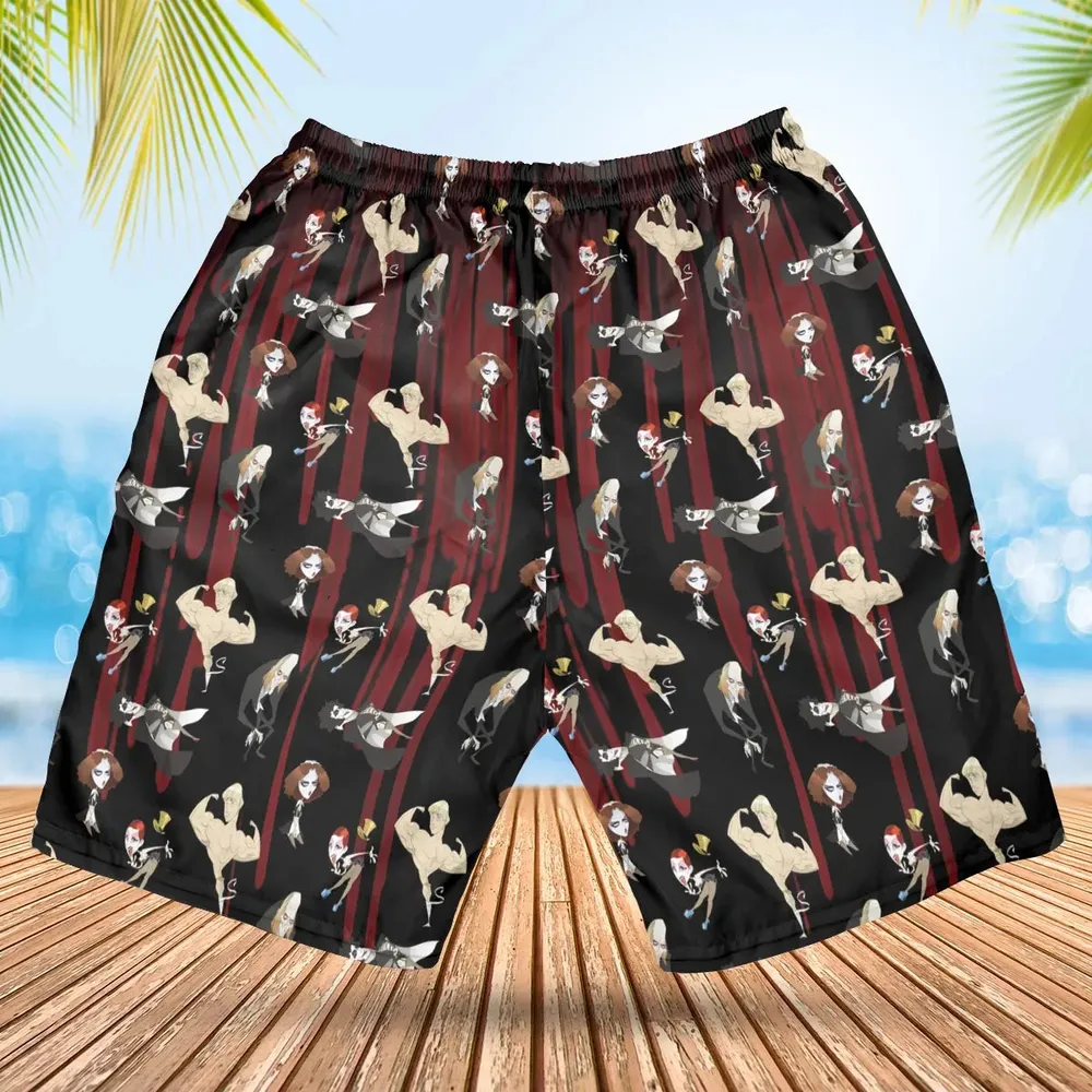 The Rocky Horror Picture Show Characters Hawaiian Short - 2