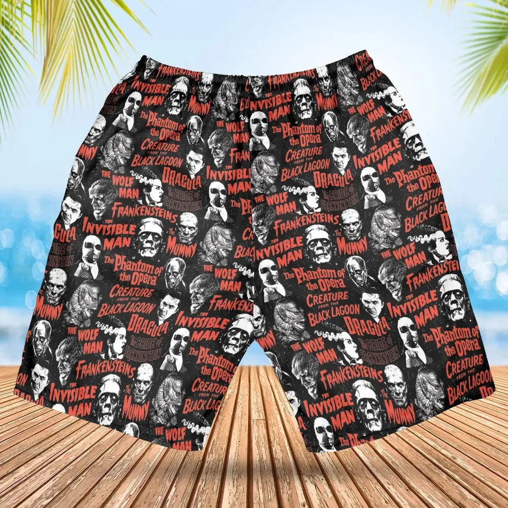 Monster Tiles Hawaiian Short - 2