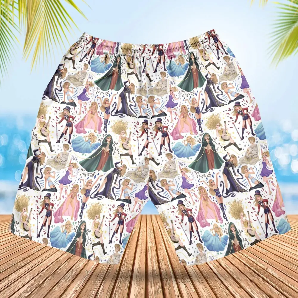Blondie Colorful Lineup Hawaiian Short - 2